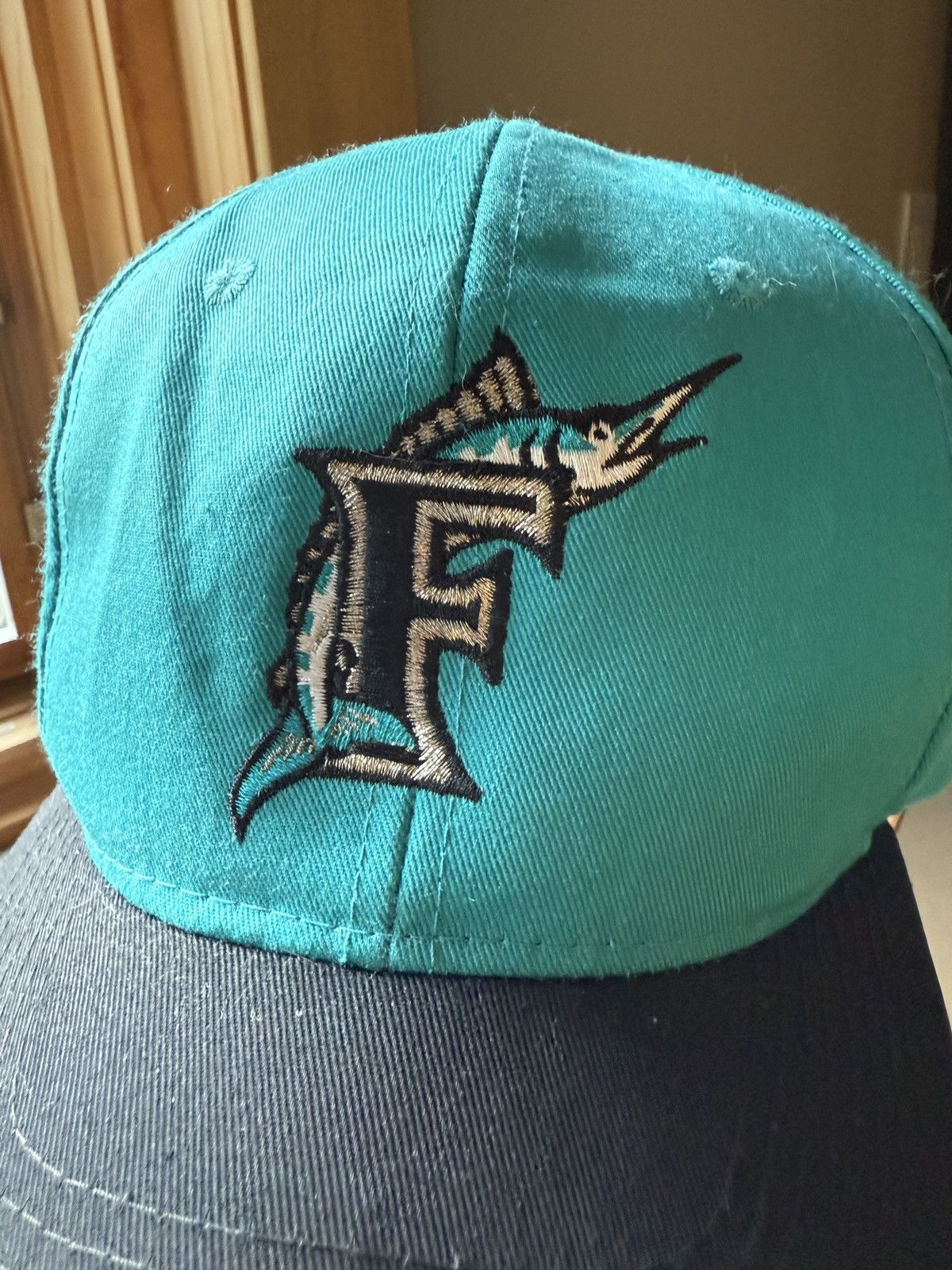 Vintage Vintage Florida Marlins Logo 7 Snapback Hat Size ONE SIZE - 2 Thumbnail