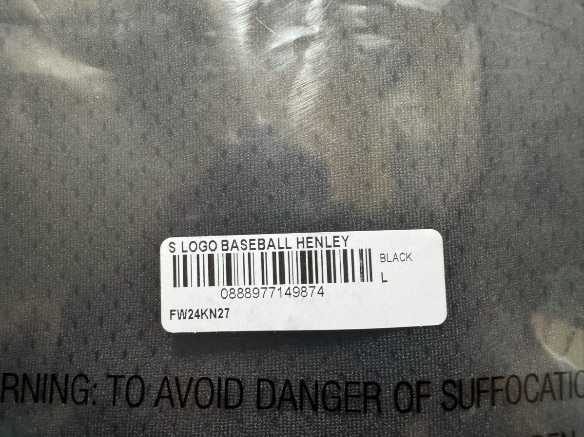 Supreme Supreme S Logo Baseball Henley Size US L / EU 52-54 / 3 - 3 Thumbnail