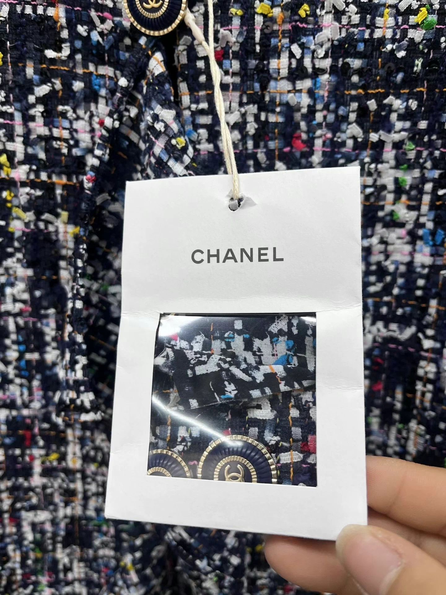Chanel Chanel woven tweed jacket, heavy sequined weave Size XS / US 0-2 / IT 36-38 - 5 Thumbnail