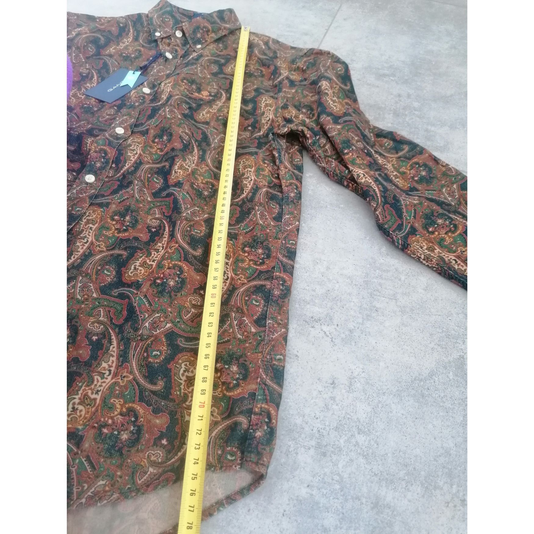 Gant GANT "Paisley Print" Corduroy baroque-style Shirt Size US M / EU 48-50 / 2 - 17 Thumbnail