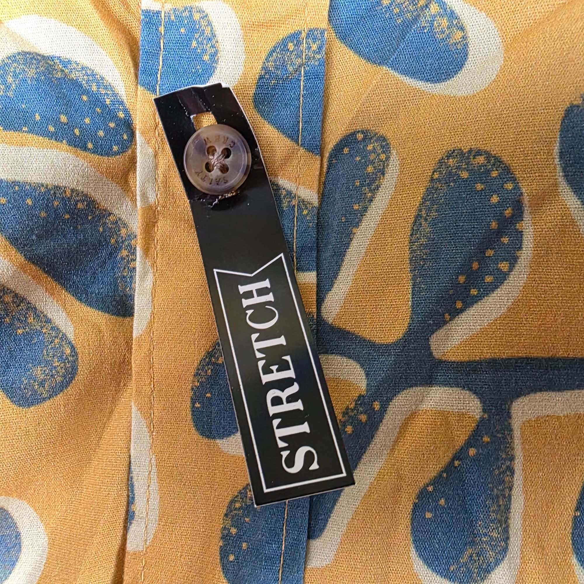 Other Salty Crew Mens XL Yellow Blue Short Sleeve Button Up Shirt Size US XL / EU 56 / 4 - 6 Thumbnail