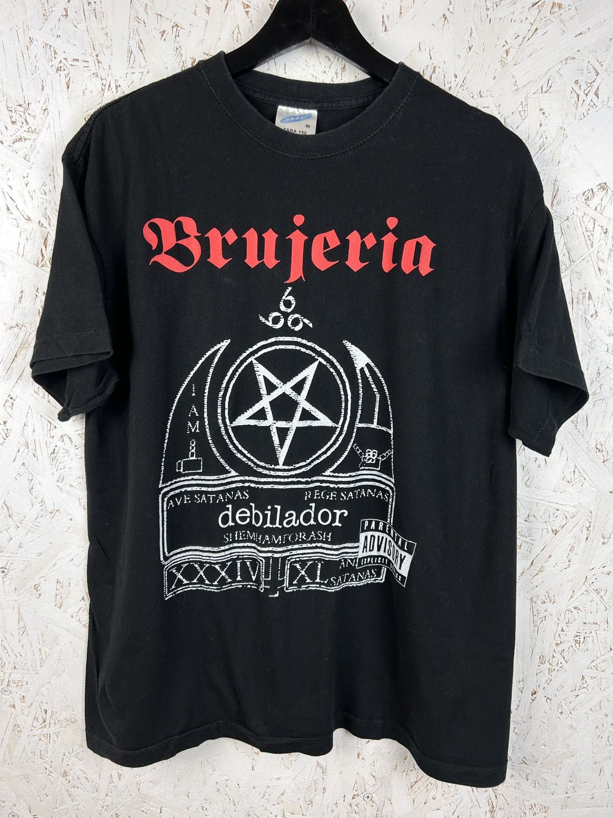 Band Tees 00s Vintage Brujeria Debilador 2009 European Tour T-Shirt Size US M / EU 48-50 / 2 - 1 Thumbnail