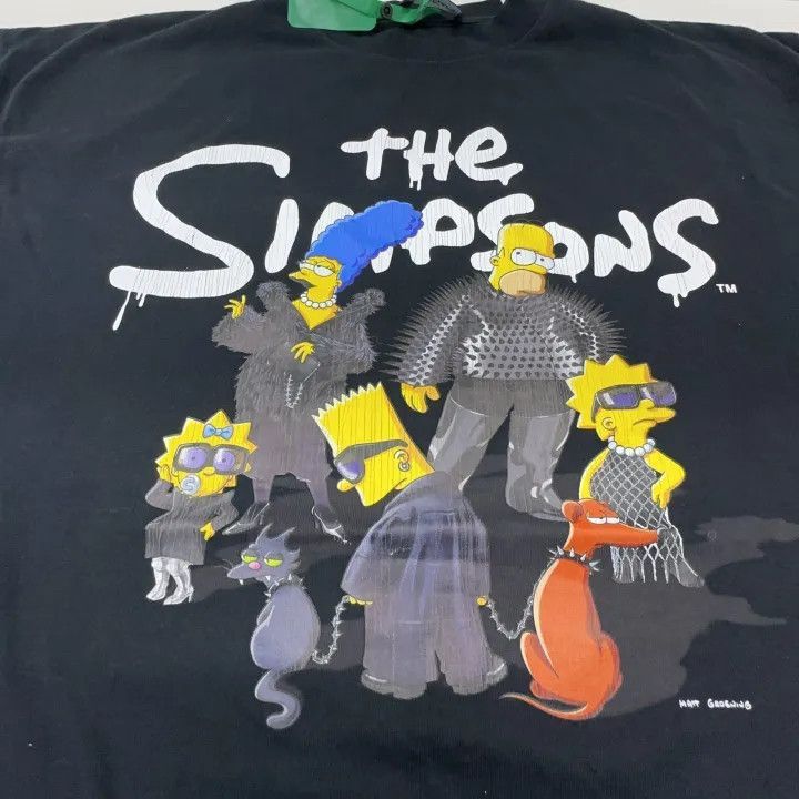 Balenciaga Balenciaga Balenciaga x The Simpsons Cartoon Print TShirt Size US L / EU 52-54 / 3 - 7 Thumbnail