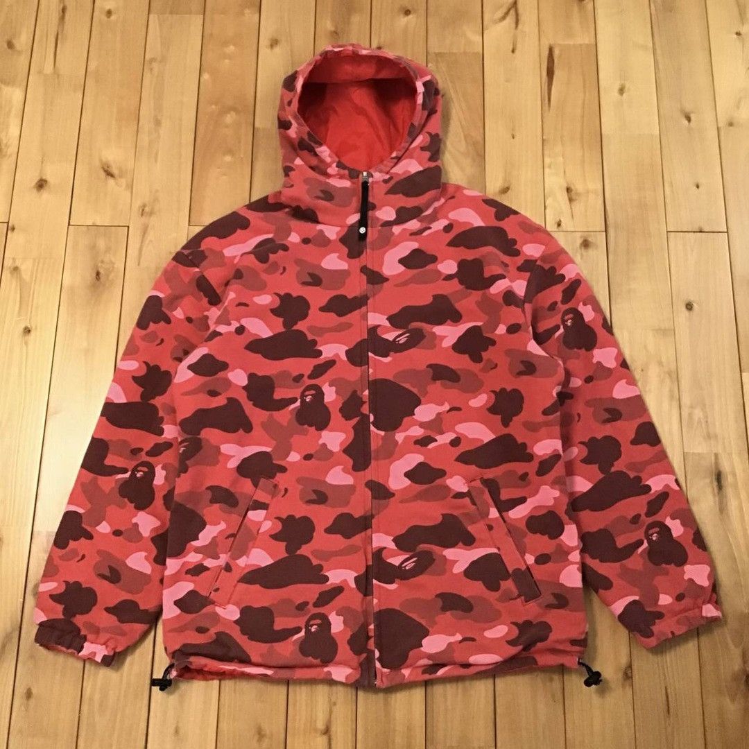 🔥Reversible🔥 BAPE camo hoodie jacket a bathing ape