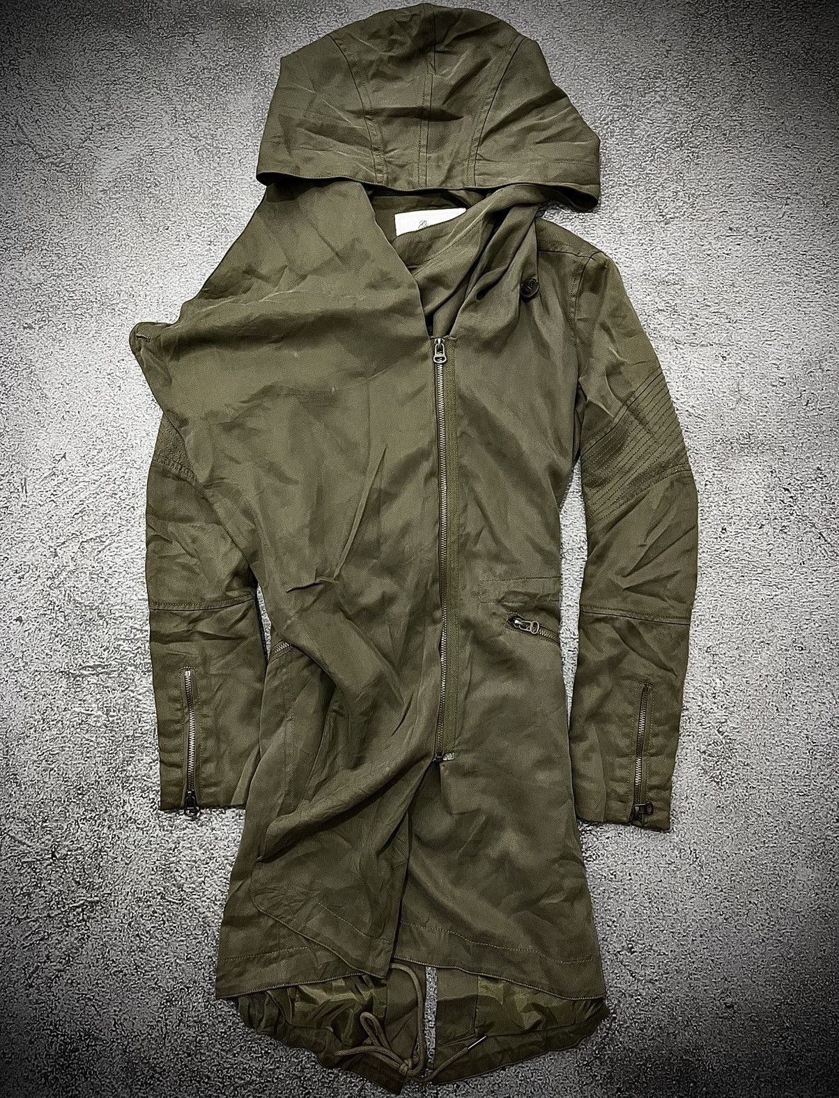 Japanese Brand Archive Gorgeous & Glamorous Jessi Asymmetric Parka Jacket Size US M / EU 48-50 / 2 - 4 Thumbnail
