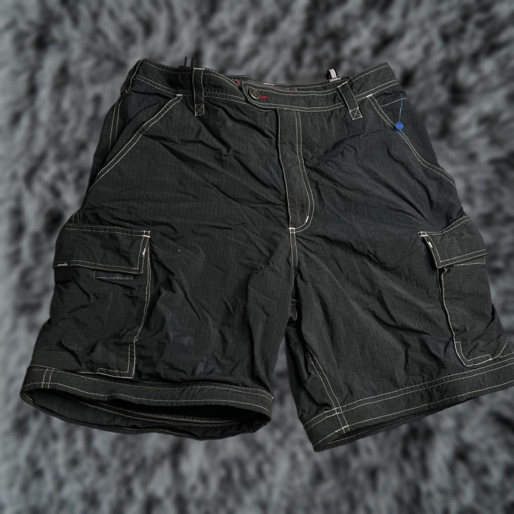 The North Face The North Face Shorts Mens 34 Black Nylon Cargo Ripstop Hiking Outdoor Trail Mens Regular Front Pocket Leather? Size US 34 / EU 50 - 1 Thumbnail