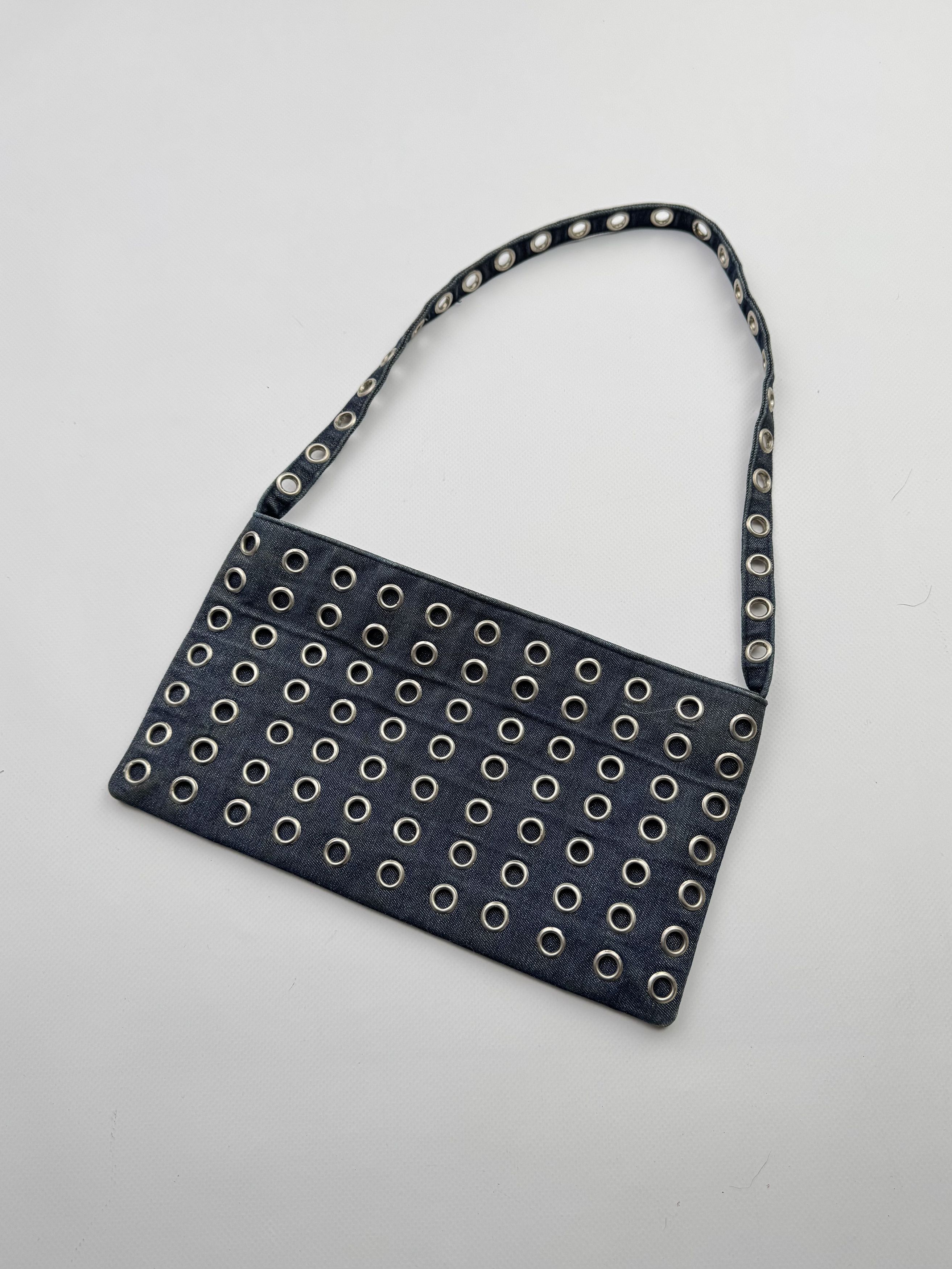 Armani Exchange × Vintage A/X Armani Exchange Black Metal Mesh 