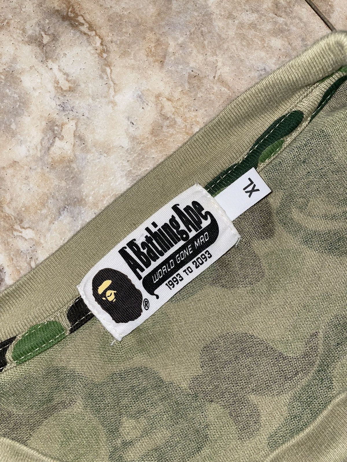Bape A BATHING APE BAPE ABC CAMO SHARK TEE MENS XL Size US XL / EU 56 / 4 - 5 Thumbnail