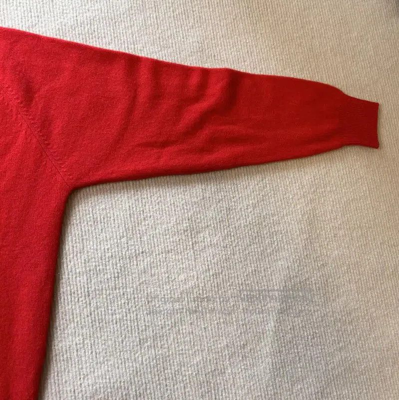 Other Burberry Red Wool Embroidered Long Sleeve Sweater. Size M / US 6-8 / IT 42-44 - 5 Thumbnail