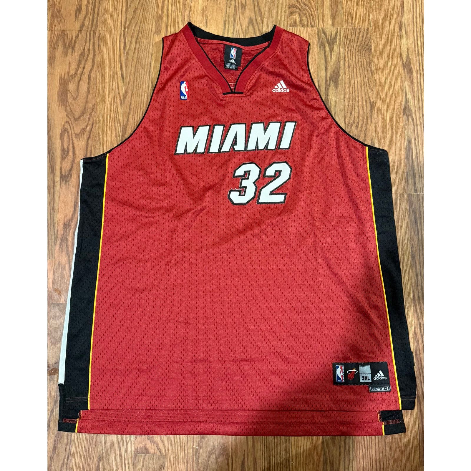 Adidas Miami Heat Shaquille ONeal authentic Reebok Size 3XL long Size US XXL / EU 58 / 5 - 1 Thumbnail