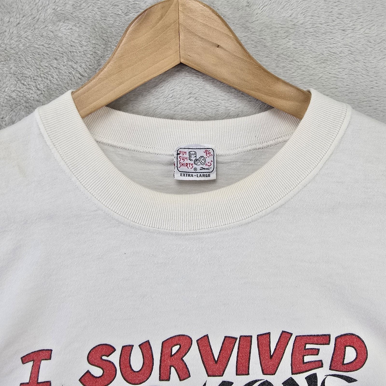 Other Vintage I Survived Hong Kong Tourist Shirt XL Dim Sum 90s Size US XL / EU 56 / 4 - 5 Thumbnail