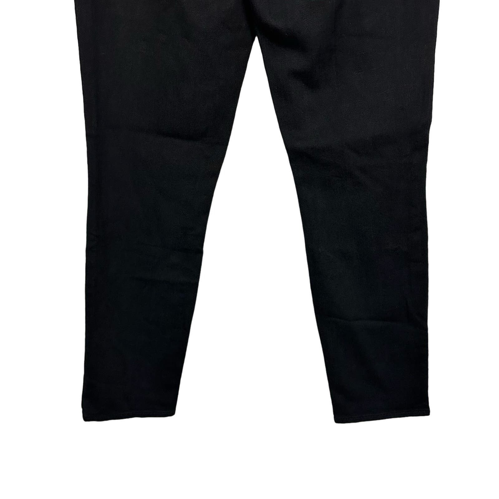 L'AGENCE NWT L’AGENCE Black Cotton Blend Skinny Mid Rise Jeans 25 Size 27" / US 4 / IT 40 - 8 Thumbnail