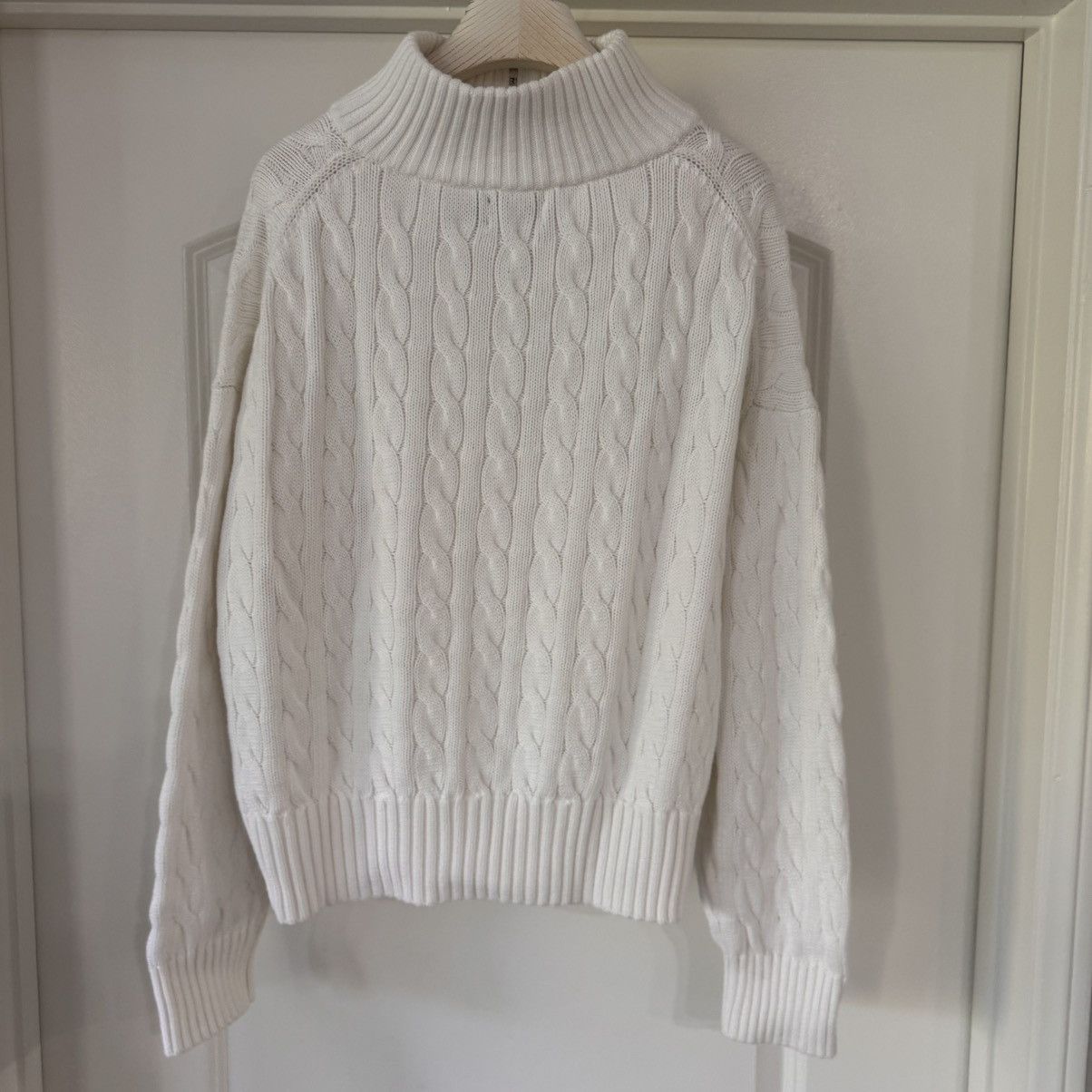 Polo Ralph Lauren Polo Ralph Lauren Cable-Knit Cotton Quarter-Zip Sweater XL Size XL / US 12-14 / IT 48-50 - 3 Thumbnail