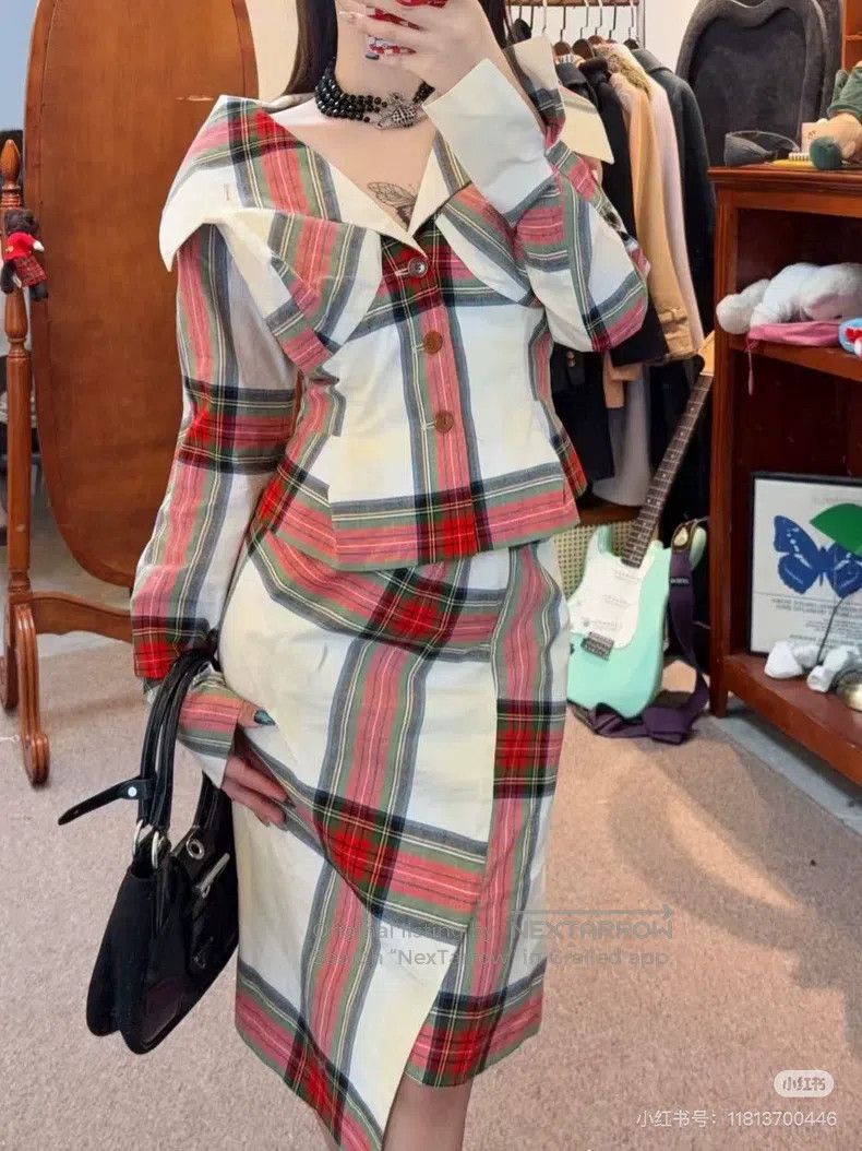 Vivienne Westwood Vivienne Westwood Plaid suit Size S / US 4 / IT 40 - 1 Thumbnail