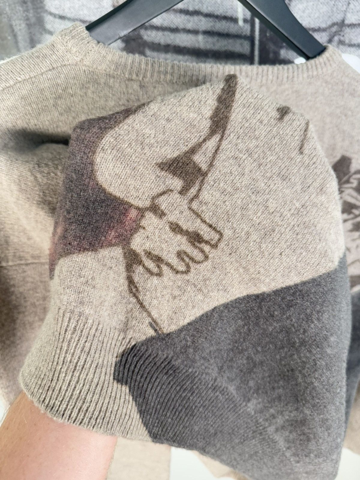Enfants Riches Deprimes 🚭RARE🚭 FALL/WINTER 2021 “DRAMA OF OPIUM” MERINO WOOL SWEATER Size US L / EU 52-54 / 3 - 25 Thumbnail