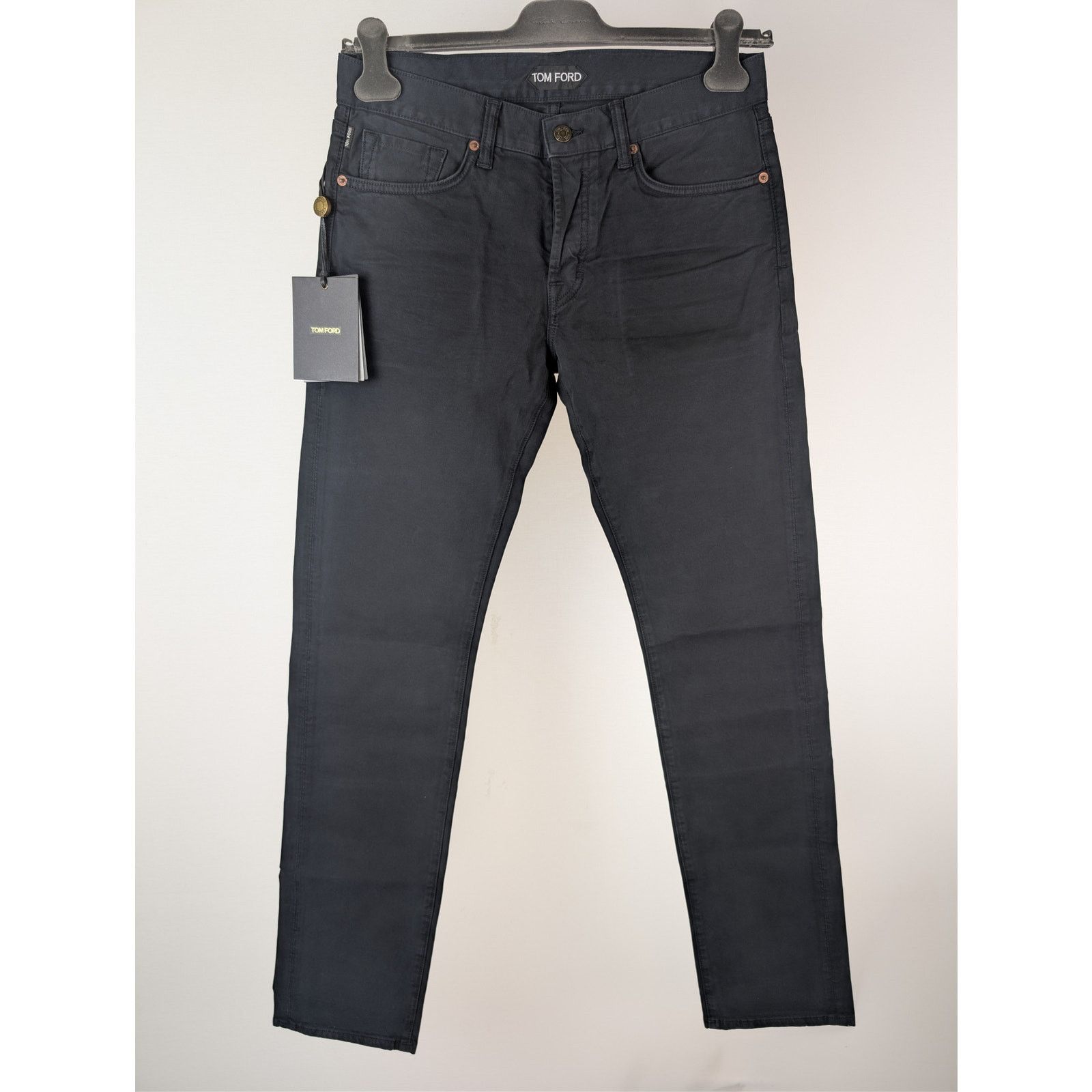 Tom Ford o1rshd1 Straight Fit Denim Jeans in Navy Blue Size US 30 / EU 46 - 2 Thumbnail
