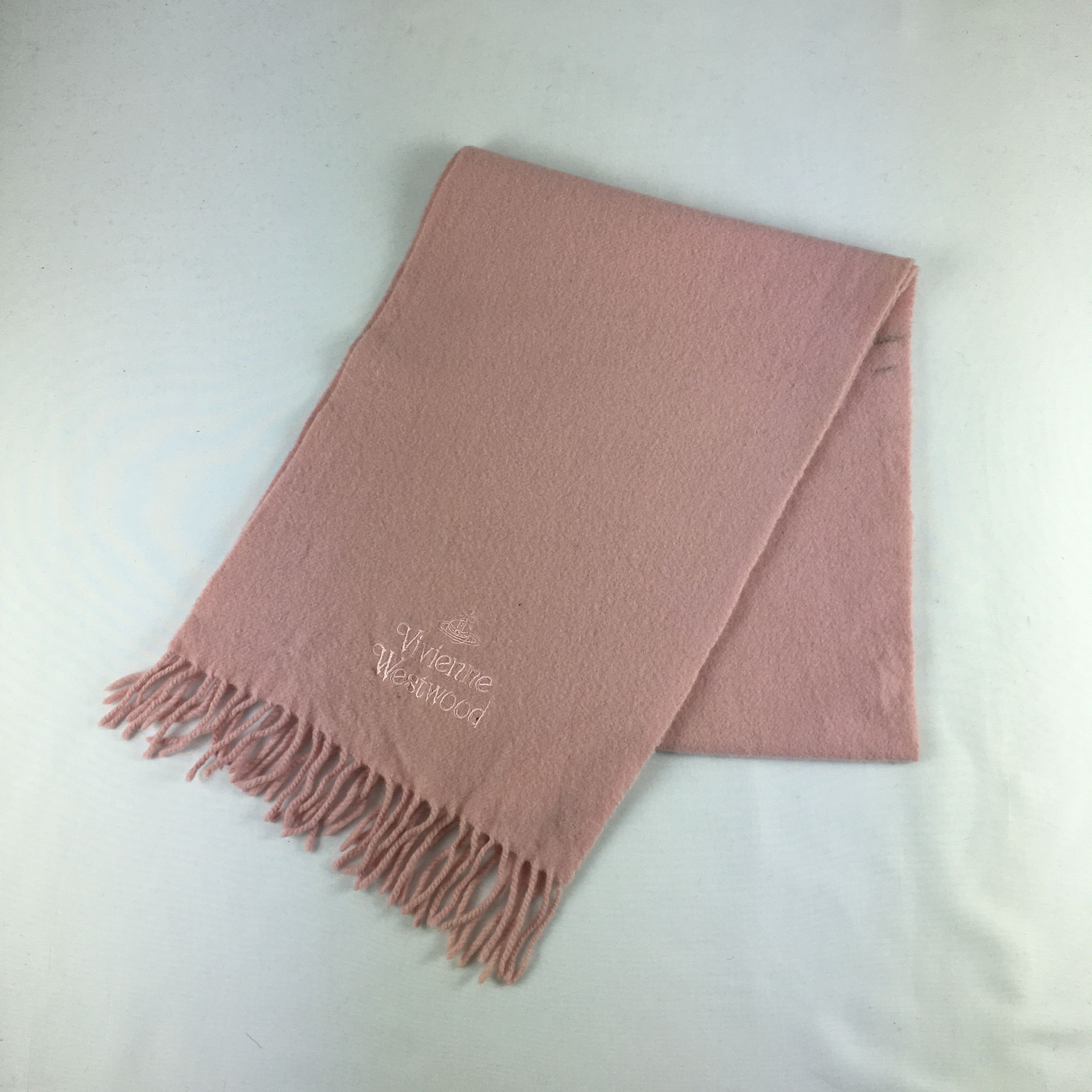 Vintage × Vivienne Westwood Vivienne Westwood Scarf Muffler Wool Cashmere Scarves Size ONE SIZE - 3 Thumbnail