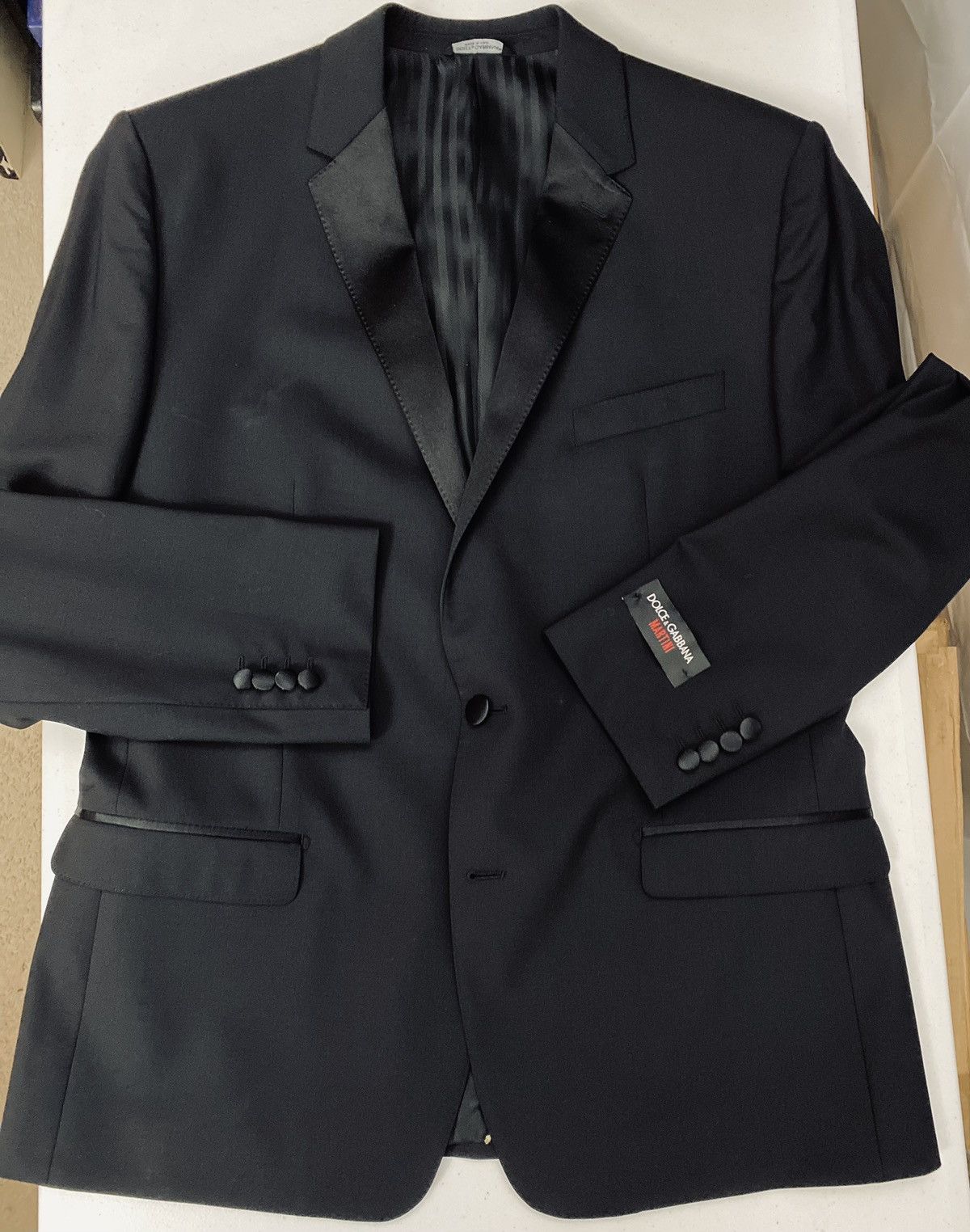 Dolce & Gabbana Dolce & Gabbana 🇮🇹 Black Notch Lapel 2btn Martini Tux 56R NWT Size 46R - 3 Thumbnail