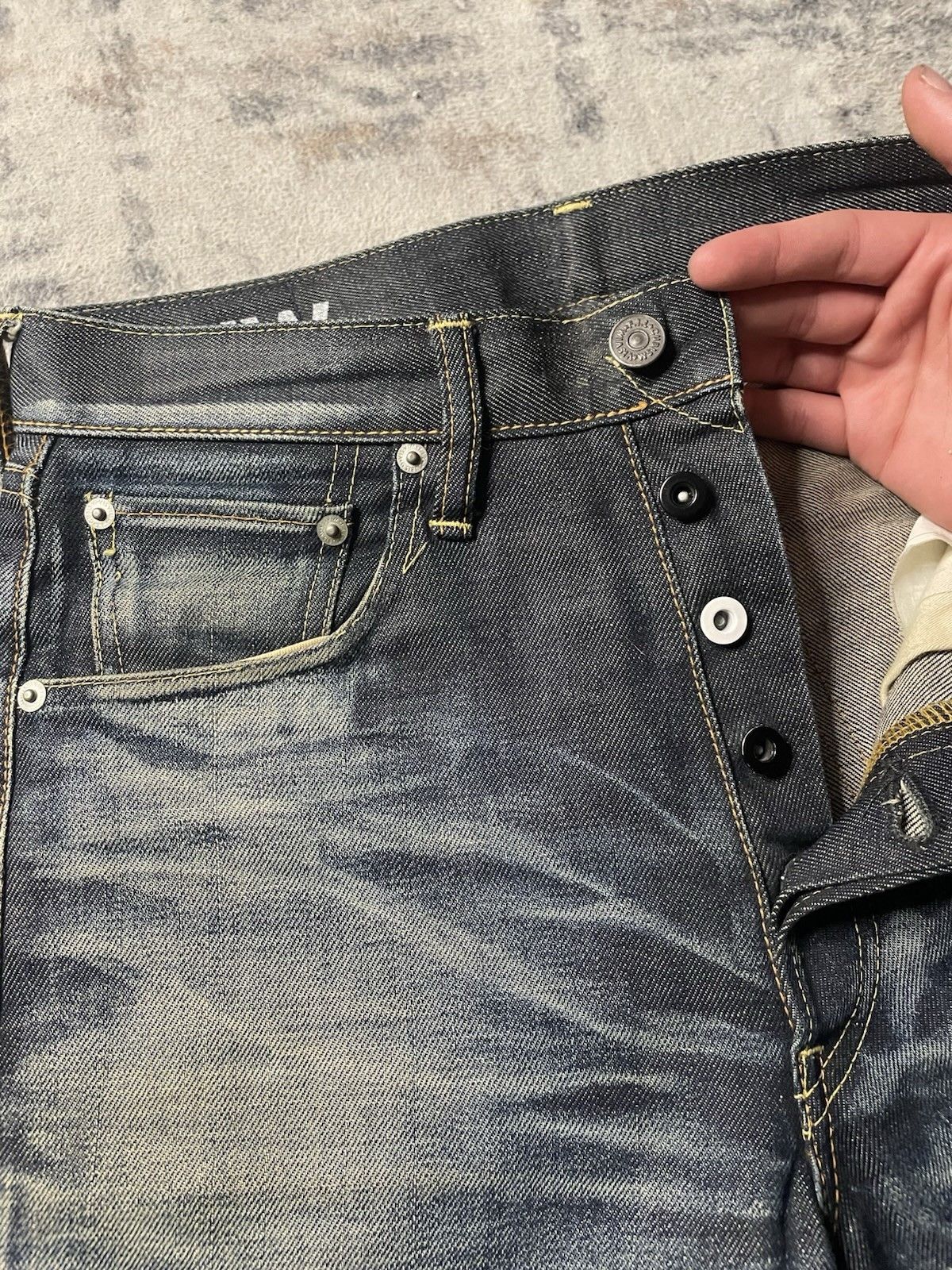 Visvim Visvim ICT Aw03 Fluxus Overdye Python selvedge denim Size US 30 / EU 46 - 9 Thumbnail