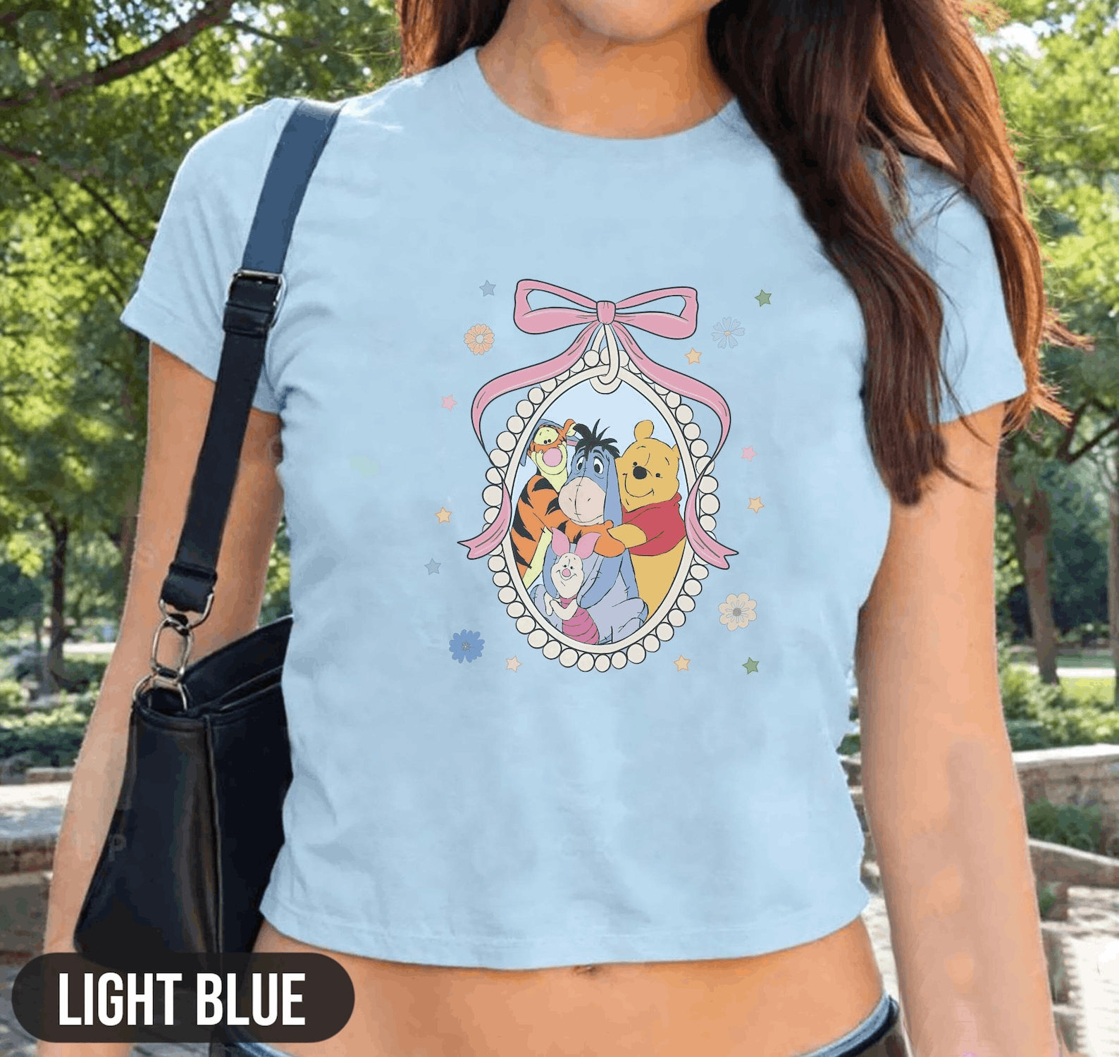 Other Pooh and Friends Crop Top Baby Tee Size M / US 6-8 / IT 42-44 - 1 Thumbnail