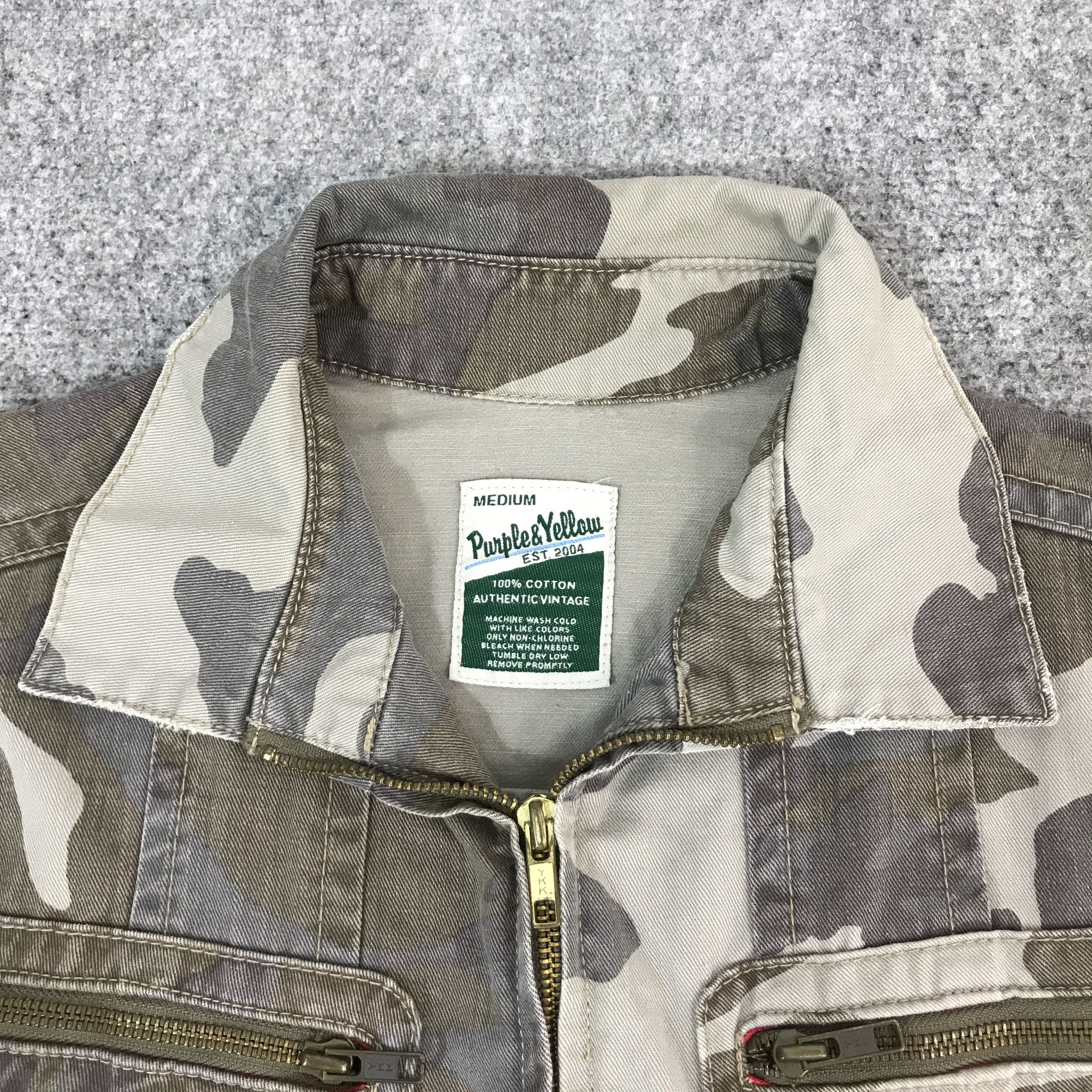 Japanese Brand purple&yellow cano Tactical Pocket jacket Size US M / EU 48-50 / 2 - 8 Thumbnail