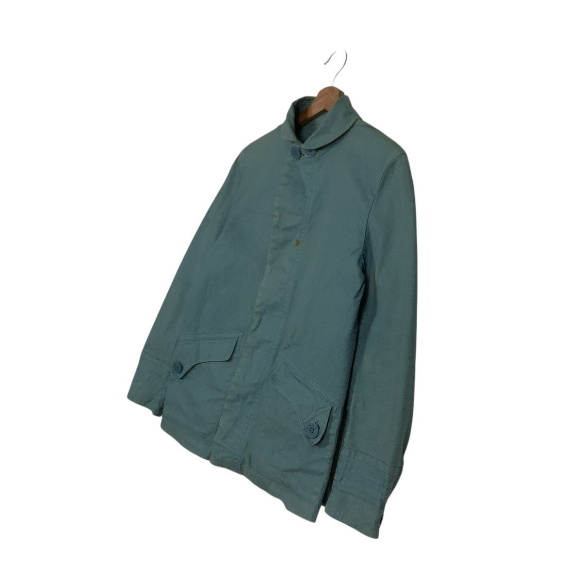 Vintage 🔥VINTAGE CHORE WORK MILITARY SHAWL COLLAR OCEAN UNION Size US S / EU 44-46 / 1 - 4 Thumbnail