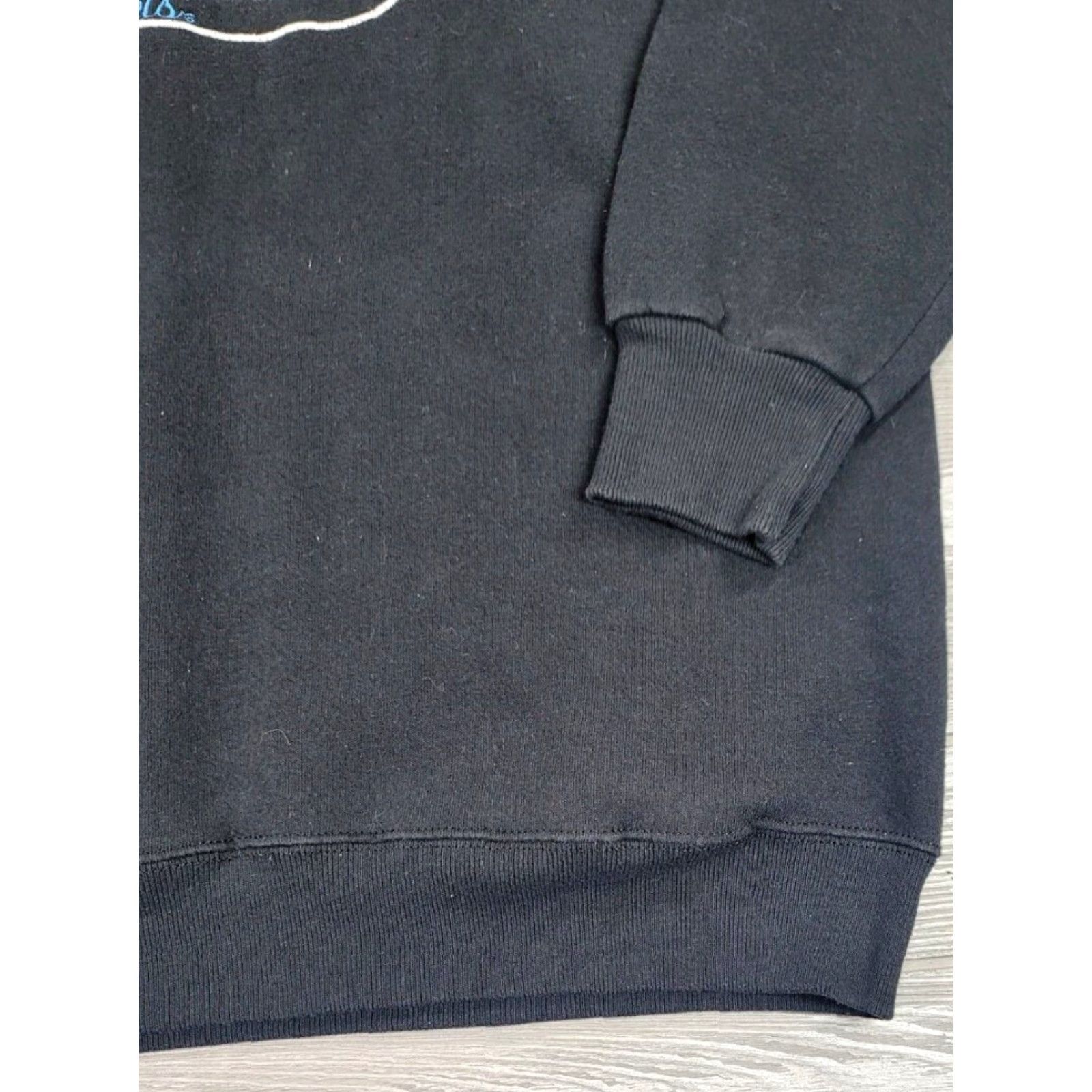 Nutmeg VINTAGE Tar Heels Sweatshirt North Carolina Home Team Mens XL Black Nutmeg Pullover Crew Neck Cotton Blend Fleece Graphic Print 90s Sports Shoes? Size US XL / EU 56 / 4 - 4 Thumbnail