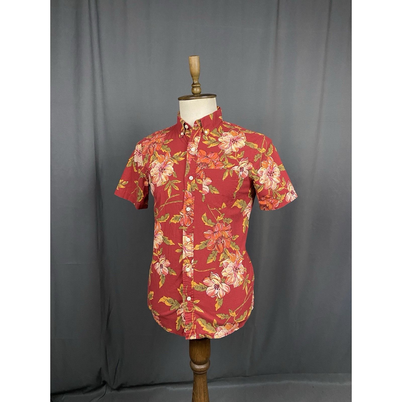 Denim & Supply Ralph Lauren Ralph Lauren Denim&Supply Men's Floral Red Short Sleeve Hawa Size US S / EU 44-46 / 1 - 2 Thumbnail