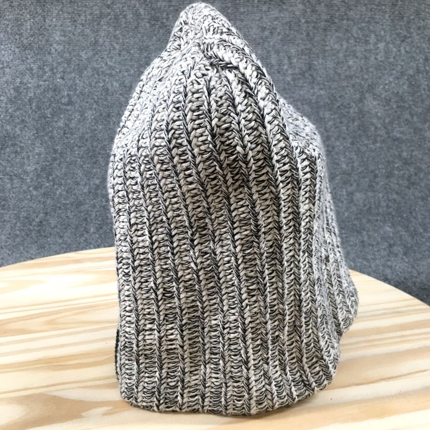 Vintage Love Your Melon Winter Beanie Hat Womens White OS Adjustable Knitted Cotton Size ONE SIZE - 5 Thumbnail