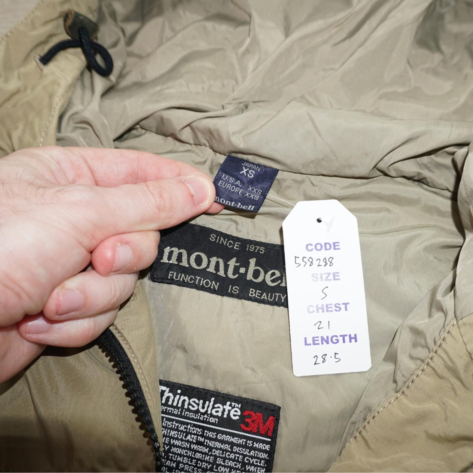 Montbell Montbell Parka Jacket (S) Size US S / EU 44-46 / 1 - 7 Thumbnail