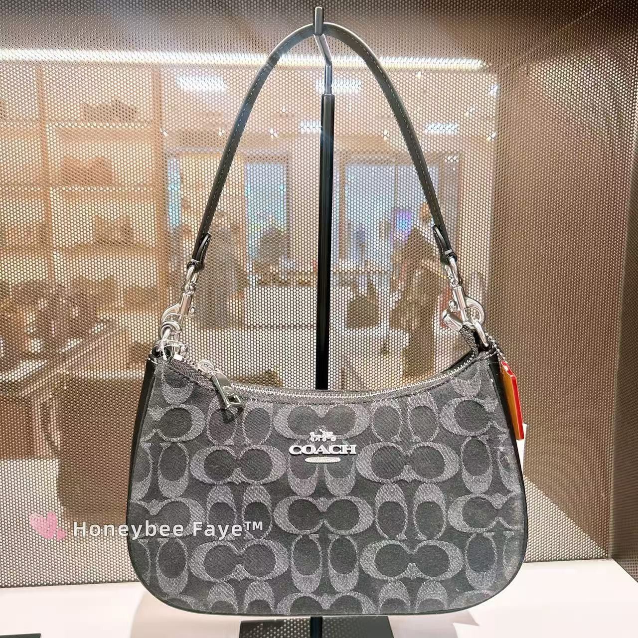 Coach Teri Shoulder Bag In Signature Denim CDE43 Size ONE SIZE - 2 Thumbnail