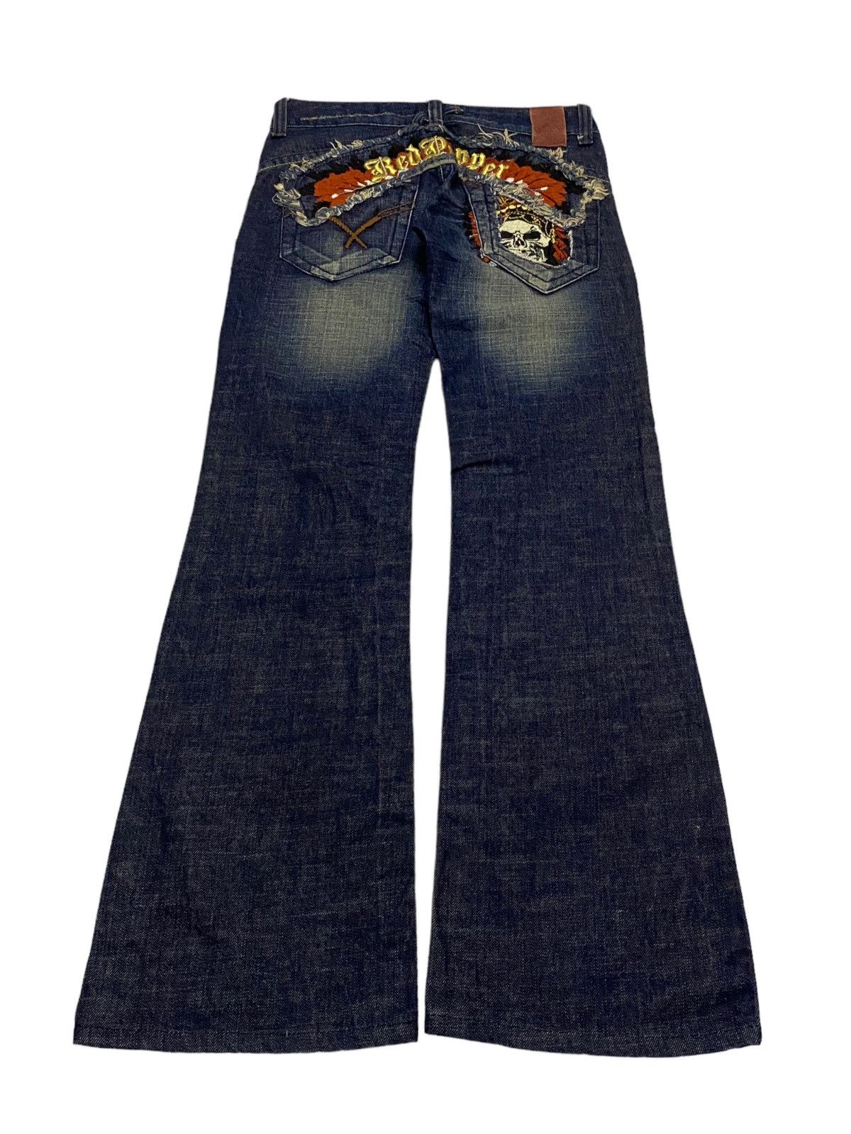Hysteric Glamour × If Six Was Nine × Japanese Brand Flare Red Pepper Japan Jean Patches Distressed Embroidery Size US 30 / EU 46 - 10 Thumbnail
