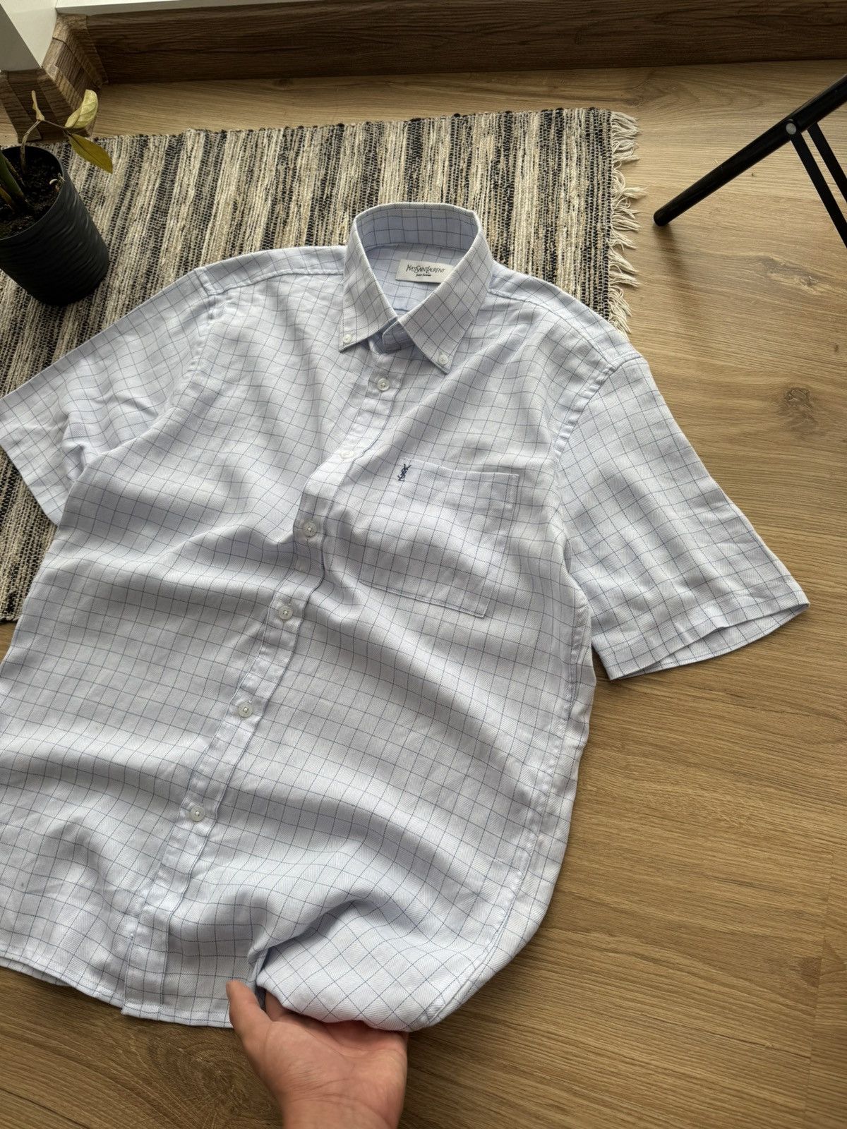 Other Yves Saint Laurent YSL vintage short sleeve summer shirt Size US M / EU 48-50 / 2 - 3 Thumbnail