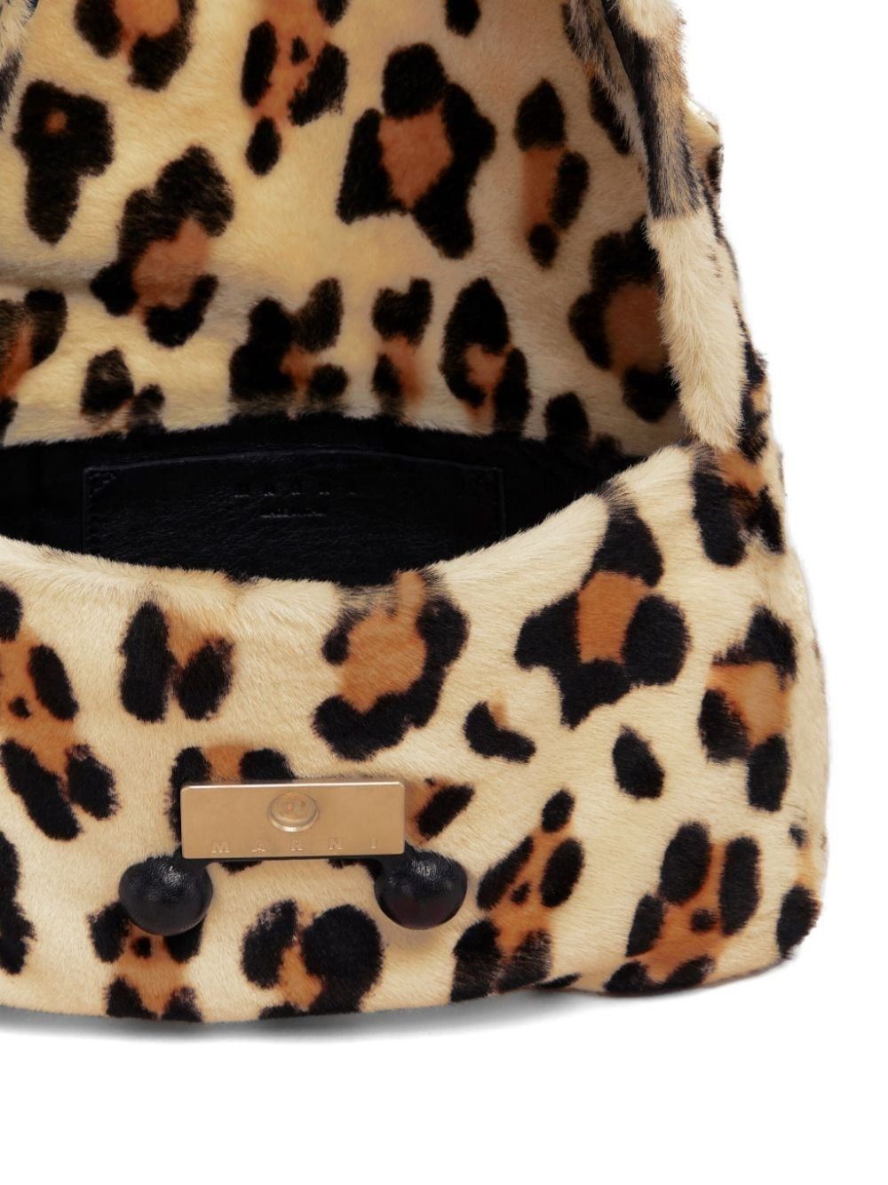 Marni o1w1db11125 Size :OS /Animal Print Shoulder Bag in Brown Size ONE SIZE - 5 Thumbnail
