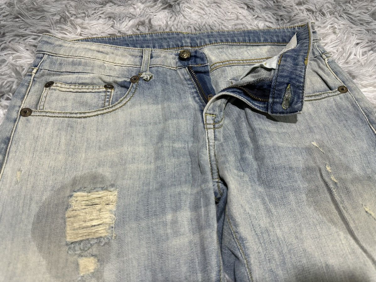R13 🔥R13 Boy Skinny Denim Distressed Patchwork Size US 31 - 7 Thumbnail