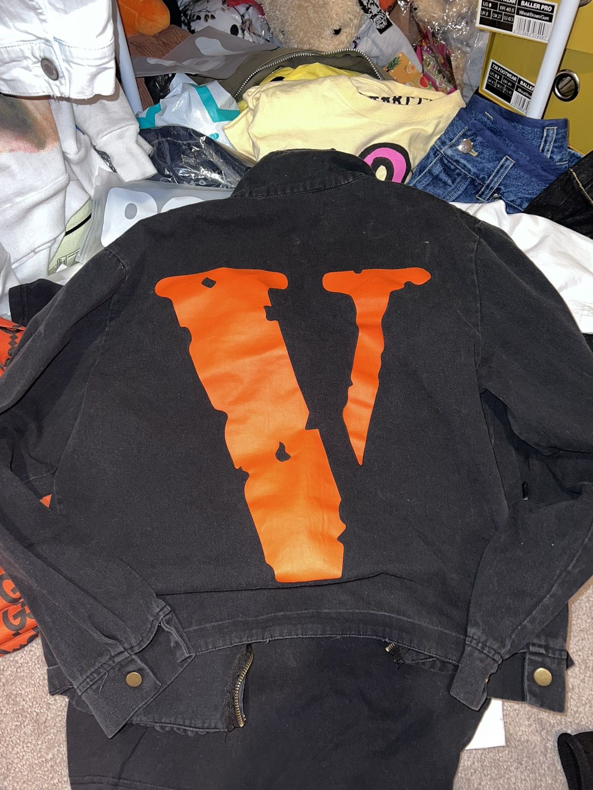 Vlone 555555 Denim Black Jacket | Vlone | A$AP Bari Size US S / EU 44-46 / 1 - 2 Thumbnail
