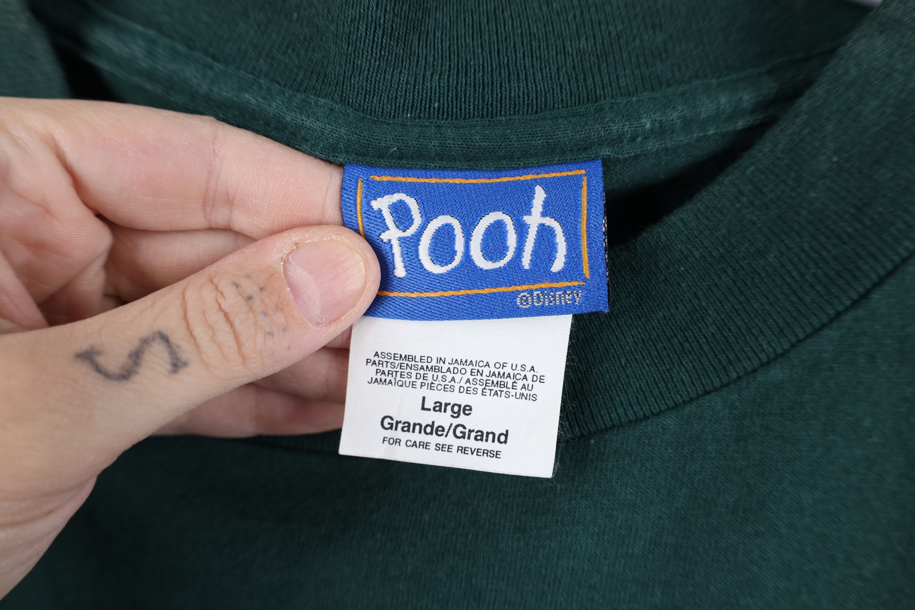 Disney Vintage 90s Disney Winnie the Pooh Tigger Bounce T-Shirt Size US L / EU 52-54 / 3 - 8 Thumbnail