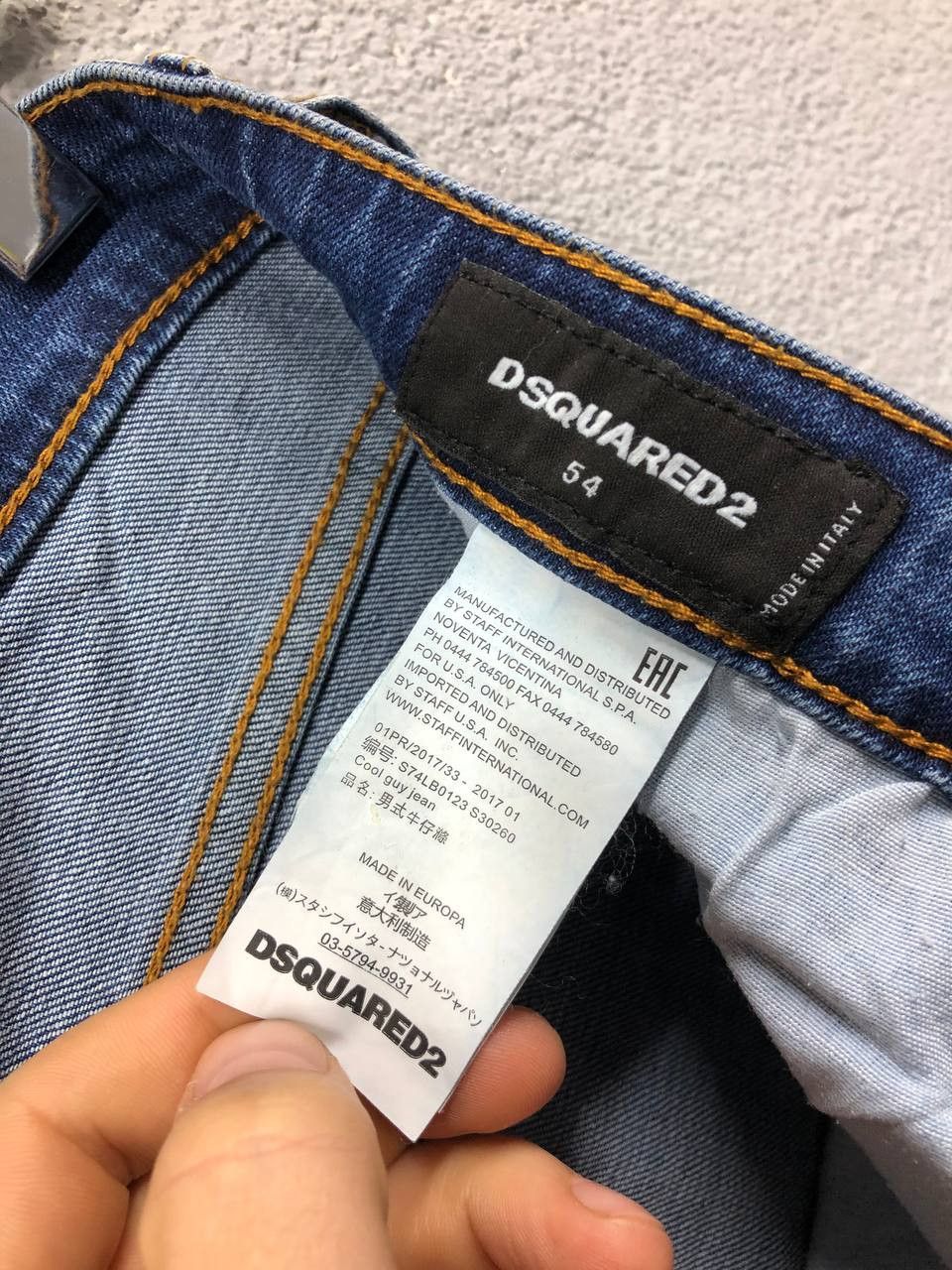 Dsquared2 Dsquared2 mens jeans cool guy jean size 54 / W 36 Size US 38 / EU 54 - 9 Thumbnail