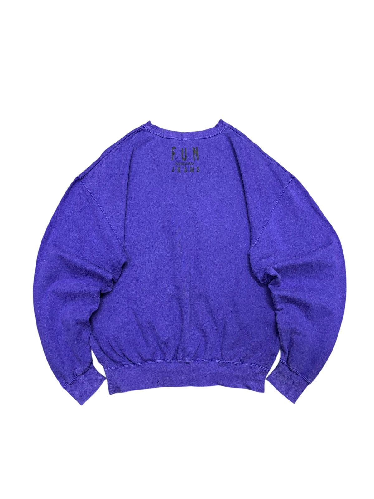 Kansai Yamamoto Vintage Kansai Man by Kansai Yamamoto Fun Jeans Sweatshirt Size US M / EU 48-50 / 2 - 6 Thumbnail