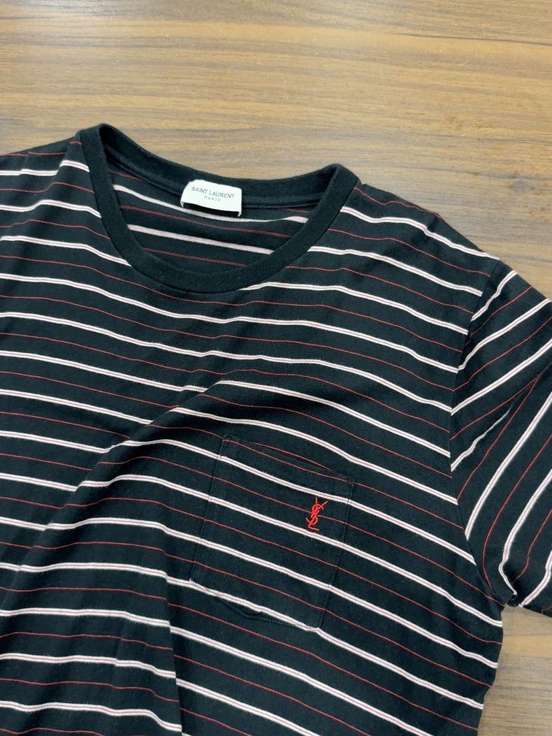 Yves Saint Laurent Saint LaruentStriped short-sleeved T-shirt 2502-Nextarrow Size US S / EU 44-46 / 1 - 1 Thumbnail