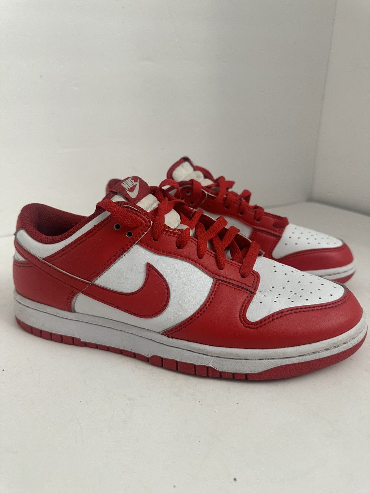 Nike Nike Dunk Low Retro University Red White HF5441-104 Size US 9 / EU 42 - 1 Thumbnail