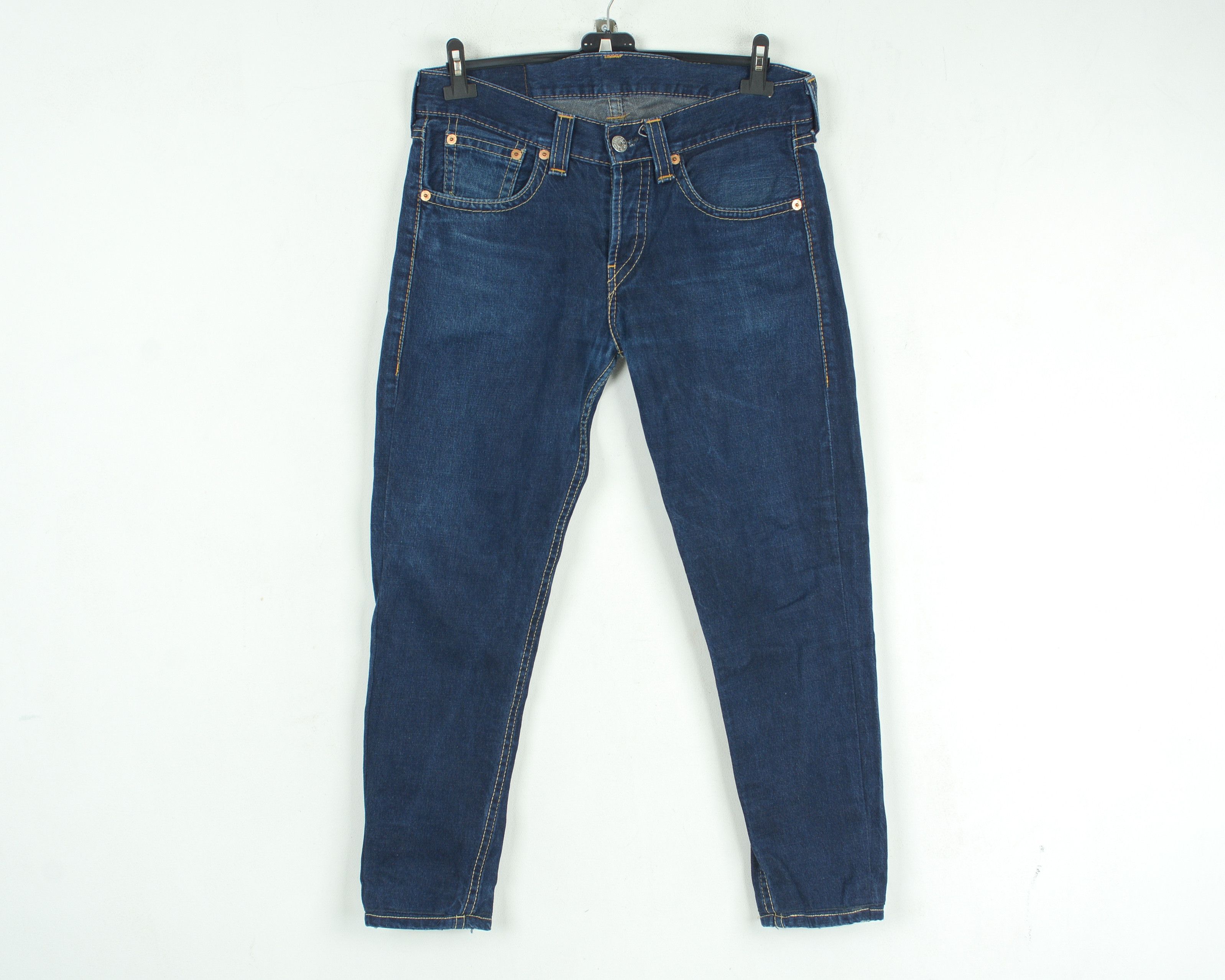 Levi's 907 Mens W33 L30 Regular Tapered Jeans Denim Pants Trousers Size US 33 - 3 Thumbnail