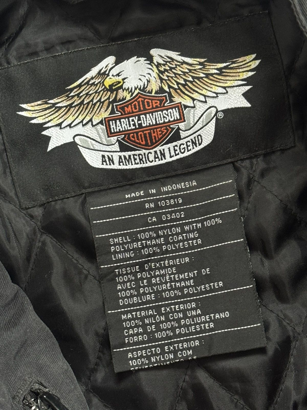 Harley Davidson Harley Davidson motorcycle biker jacket bomber racing 90s Size US L / EU 52-54 / 3 - 5 Thumbnail