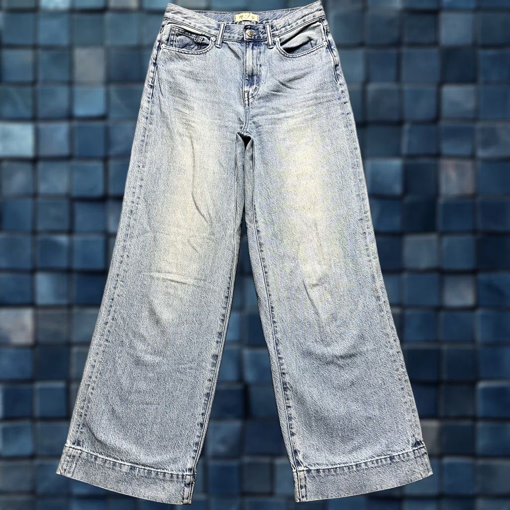 Madewell Madewell Jeans Womens 26 Super Wide Leg High Rise Baggy Festival Boho Loose GUC Jeans Size 26" / US 2 / IT 38 - 1 Thumbnail