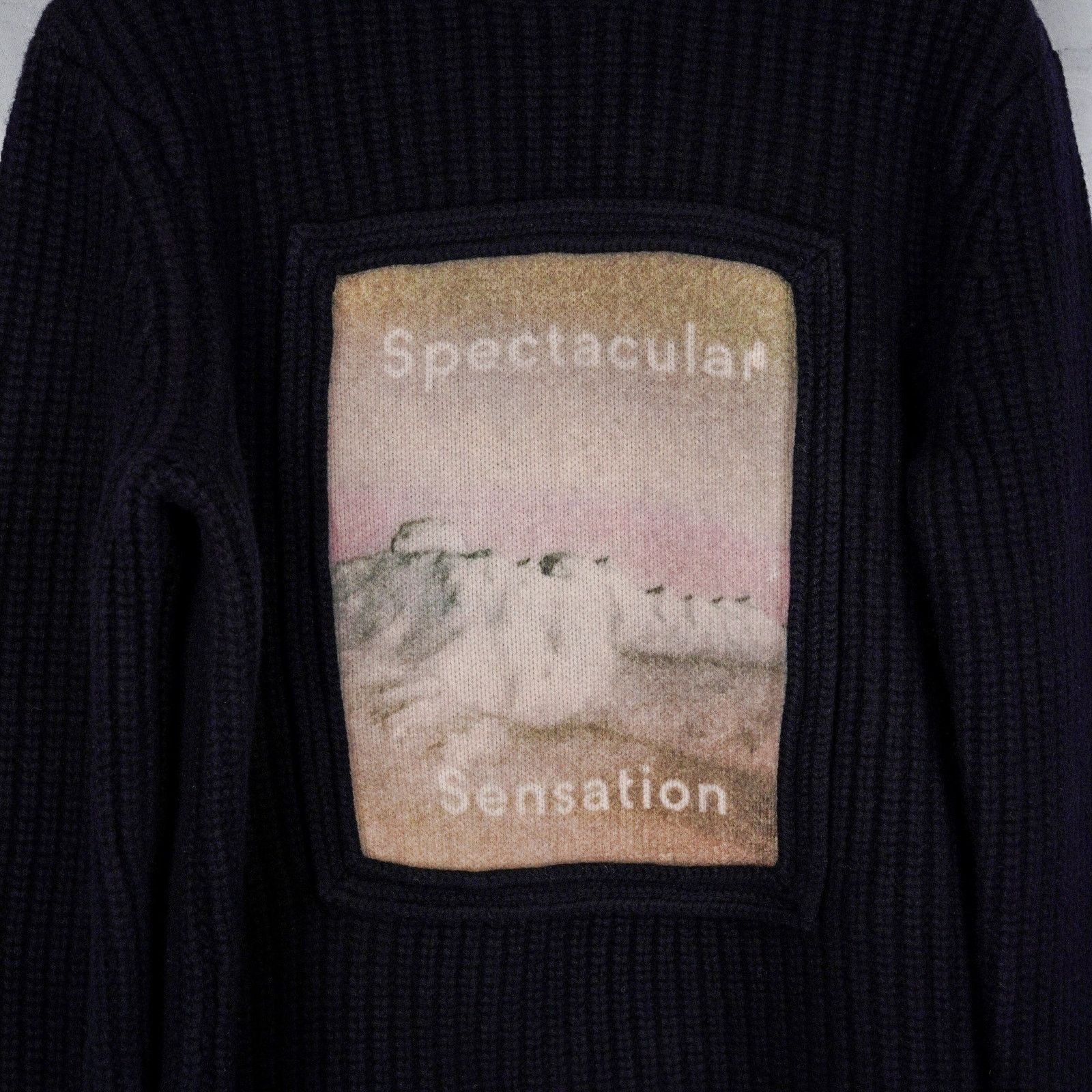 Acne Studios Acne studios black wool knit spectacular sensation sweater Size S / US 4 / IT 40 - 6 Thumbnail