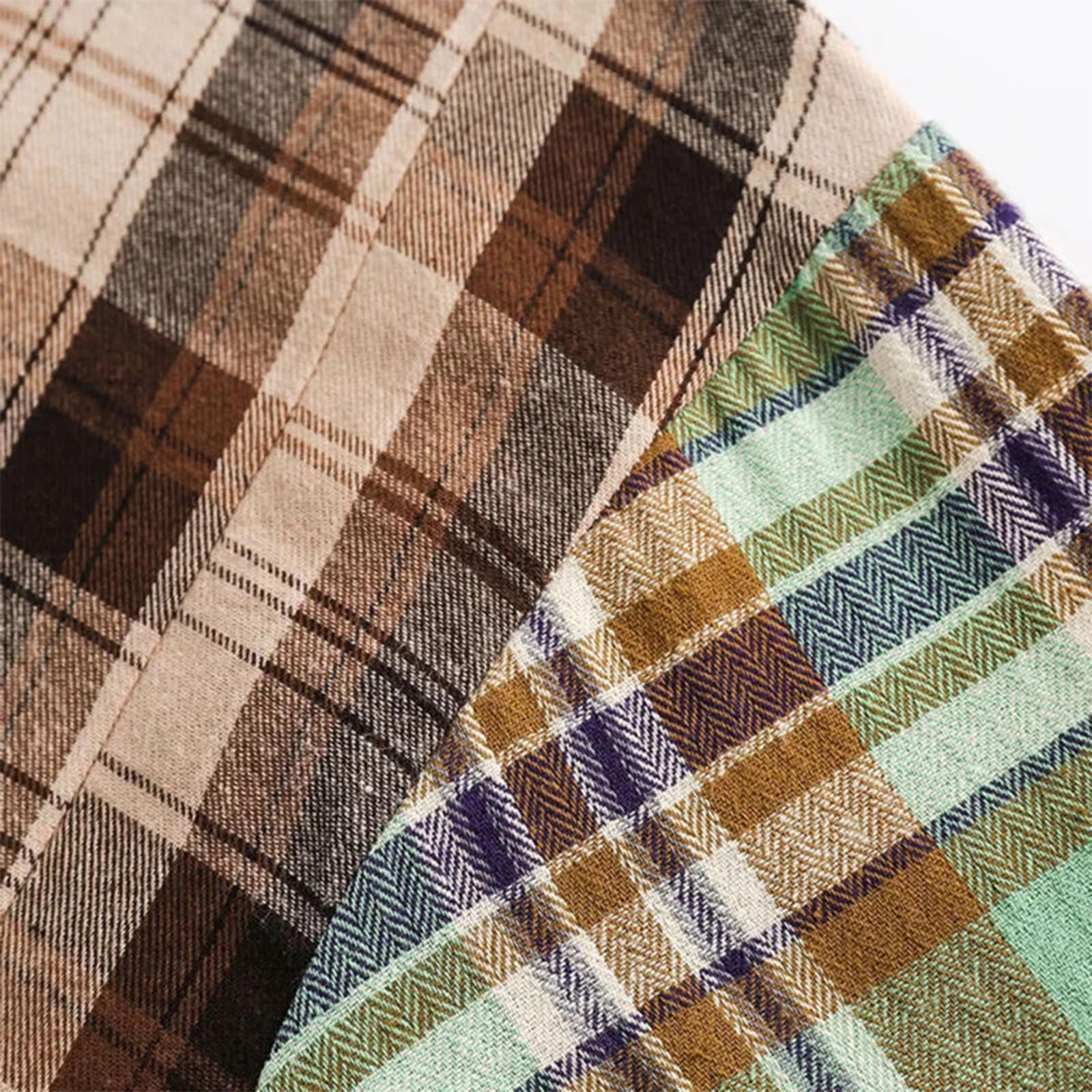 Other Heritage Patchwork Plaid Long Sleeve Shirt Size US M / EU 48-50 / 2 - 3 Thumbnail