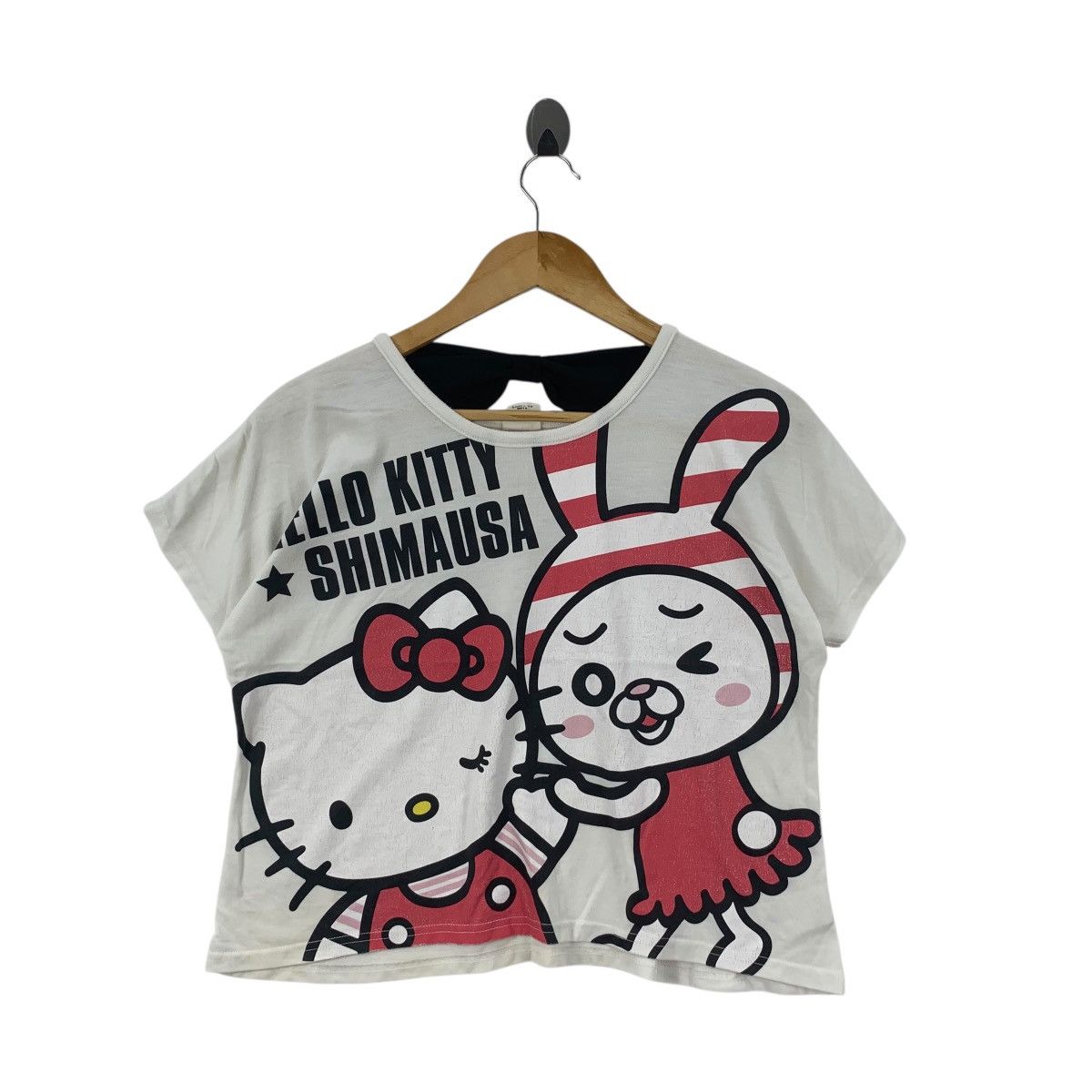 Other HELLO KITTY x SHIMAUSA Line Character Cartoon Tee Shirt Top Size M / US 6-8 / IT 42-44 - 4 Thumbnail