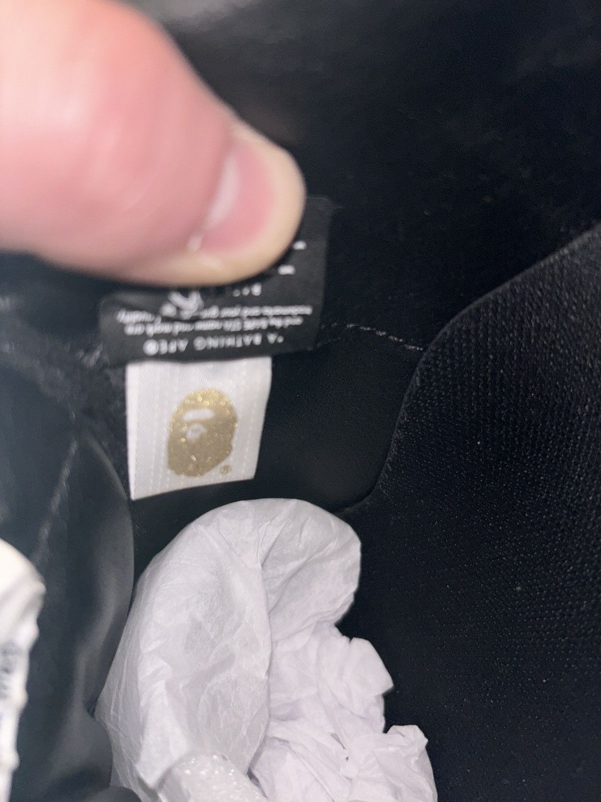 Bape Bape x Gunna Bapesta Low Size US 10.5 / EU 43-44 - 10 Thumbnail