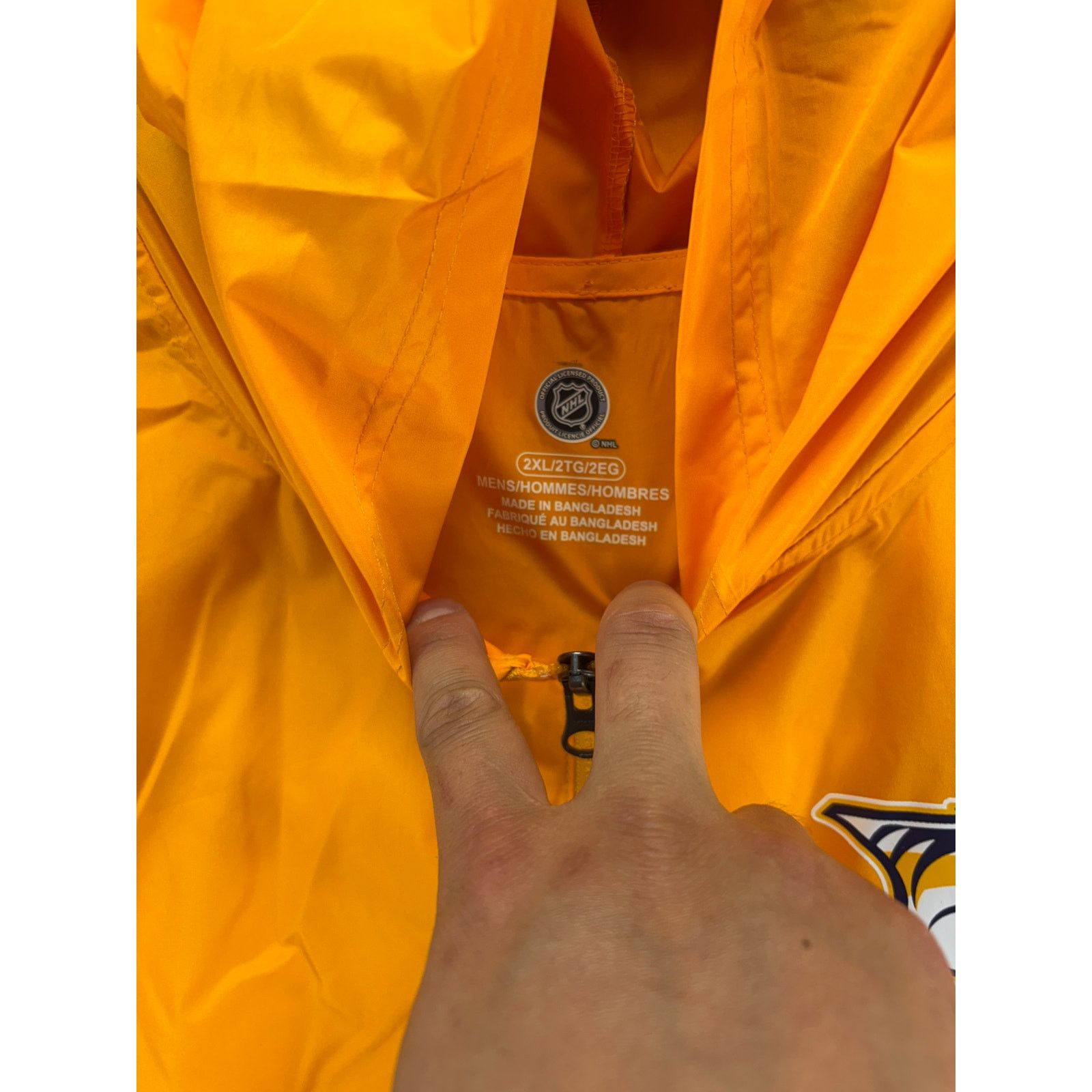 NHL NHL Nashville Predators 1/2 Zip Windbreaker Pullover Men XXL Size US XXL / EU 58 / 5 - 5 Thumbnail