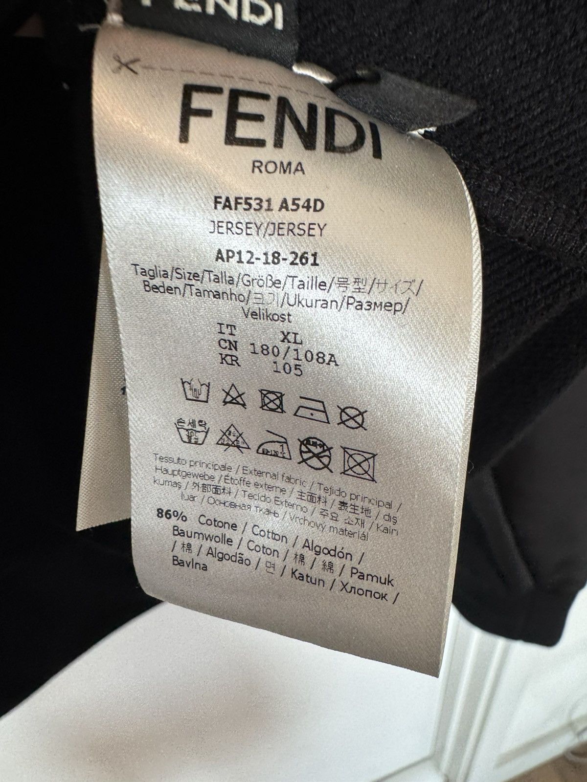 Fendi Fendi Roma Italy 1925 Sweater Size US XL / EU 56 / 4 - 10 Thumbnail